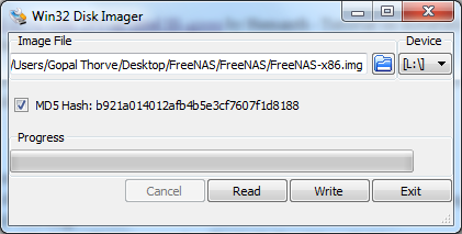 Freenas install usb